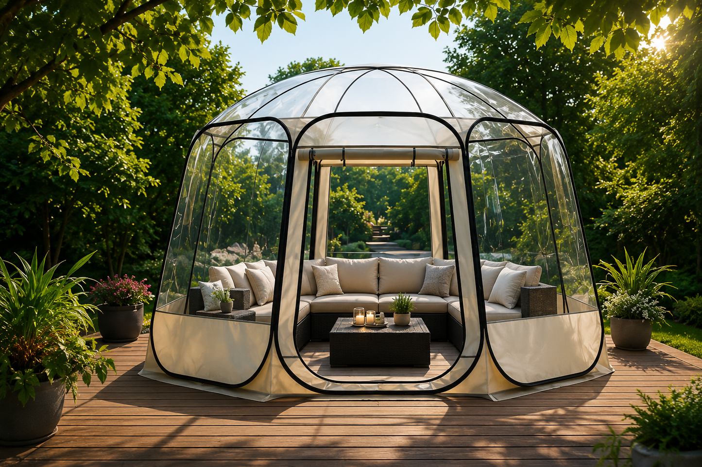 Luxus Garten-Iglu Premium (6 Personen)